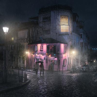 A Rainy Night in Paris - Maison Rouge